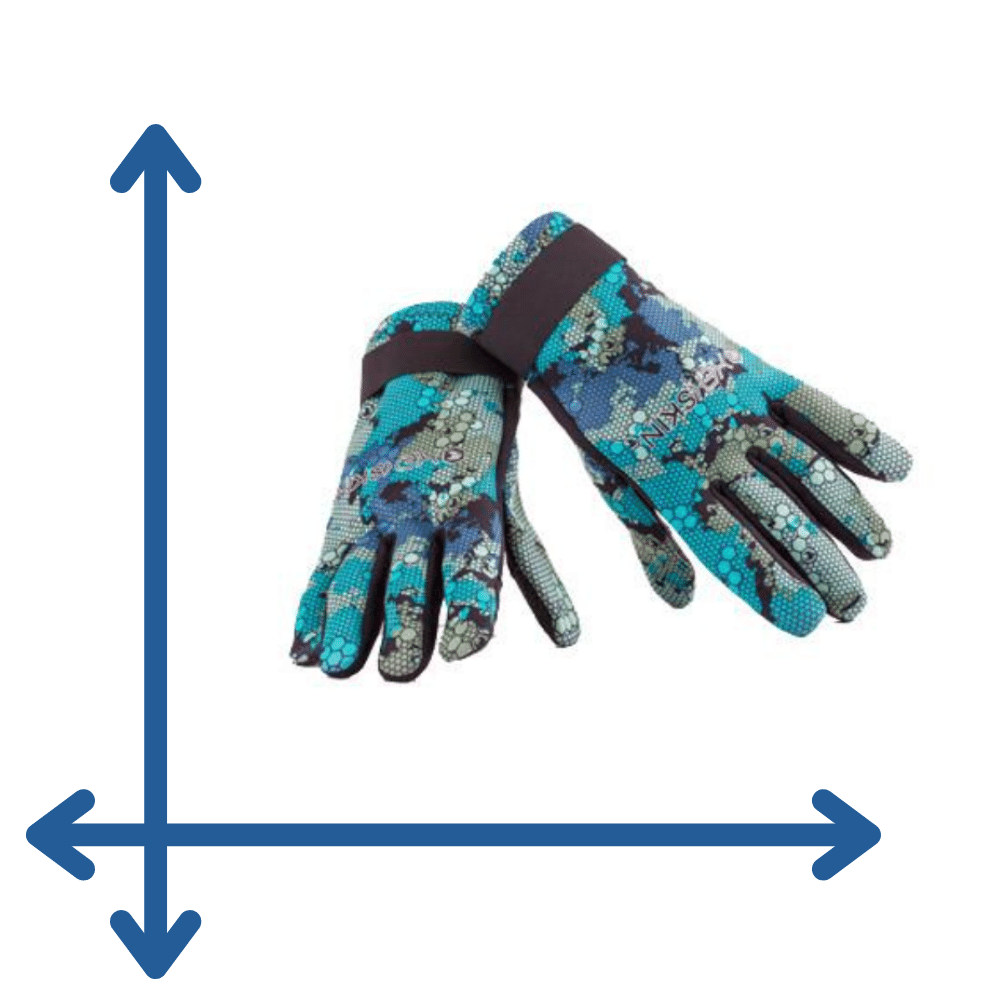 Camouflage Sea Grass Camo Spearfishing Diving Gloves